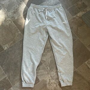 Puma, lightweight, sweatpants size large NWT polyester, VISCOSE, ELASTANE